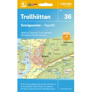 36 Trollhättan Sverigeserien 1:50 000